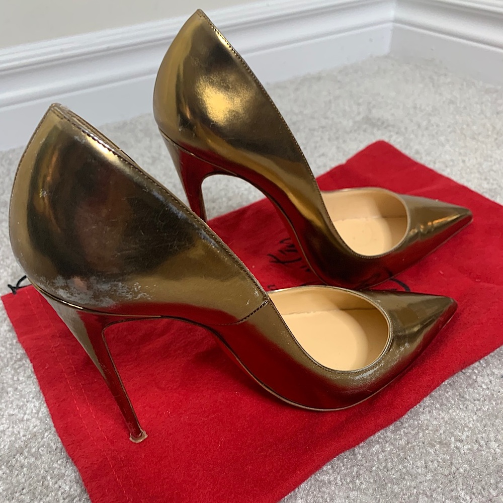 Christian Louboutin Bronze So Kate- Rare